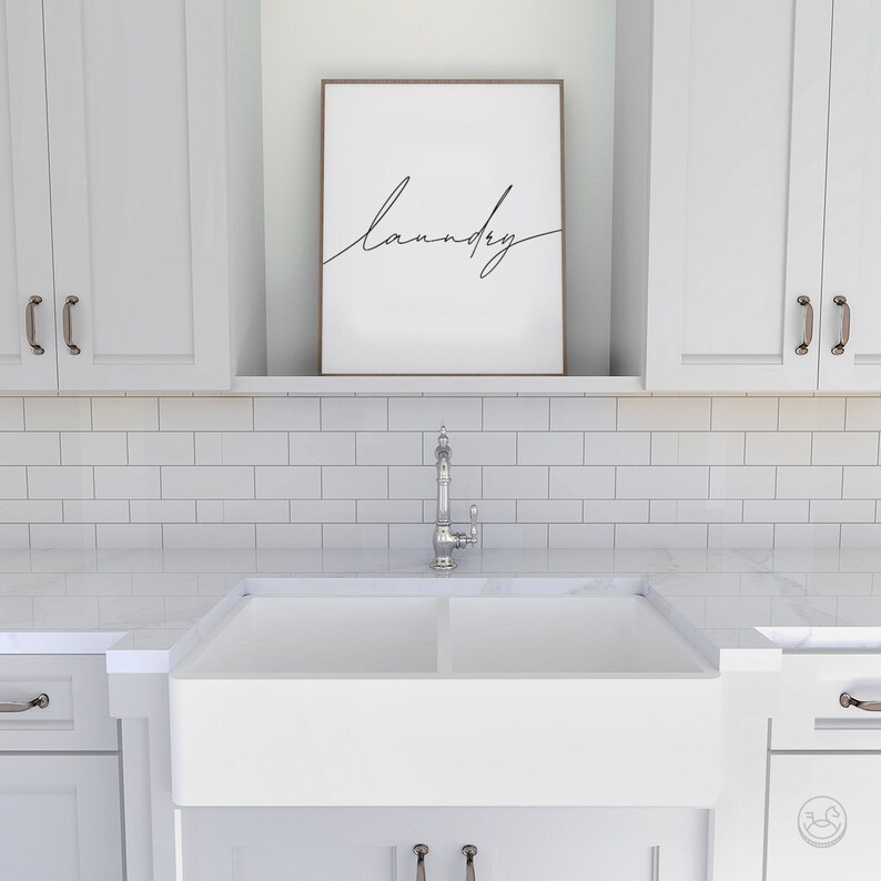 Laundry Art Print Laundry Room Sign Modern Laundry Decor Etsy