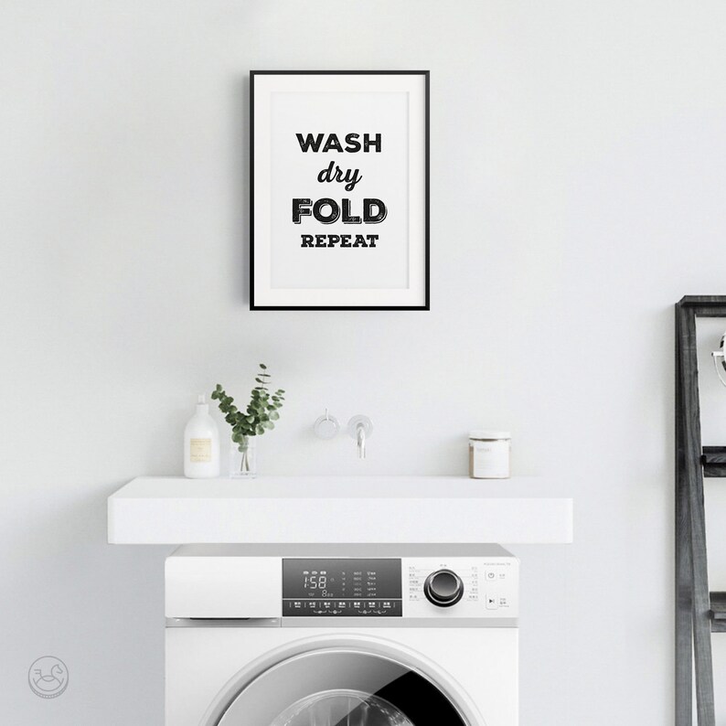 Laundry Room Signs Laundry Room Print Printable Art Laundry Etsy