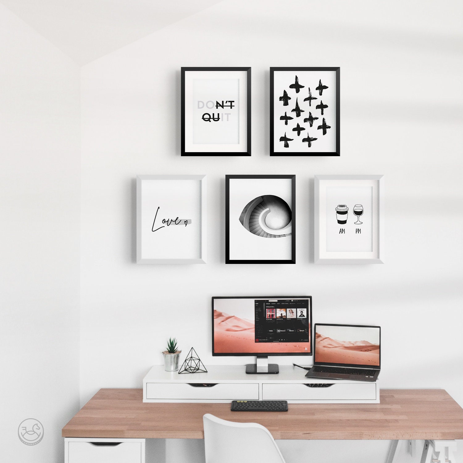 Modern Chic Wall Gallery Set Printable Wall Art Photography Etsy UK