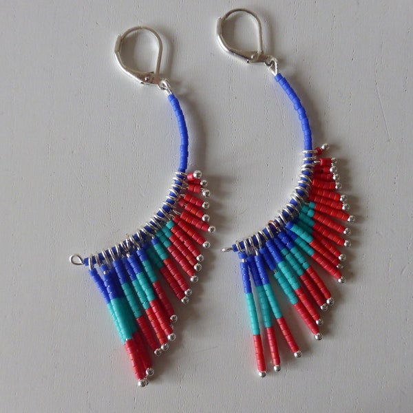 Boucle d'oreille amerindienne miyuki