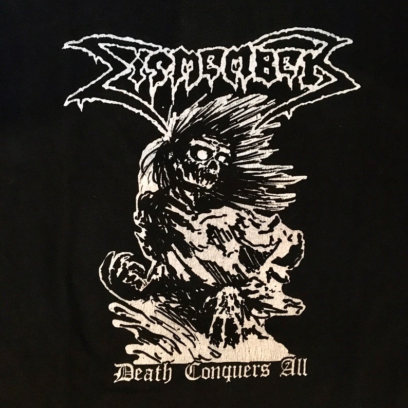 Dismember death conquers all shirt tour 08