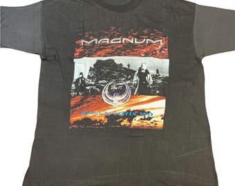 vintage Magnum wings of heaven shirt 80s tour rare