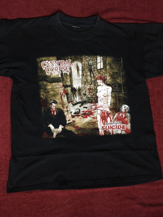 Cannibal corpse gallery of suicide vintage shirt 9
