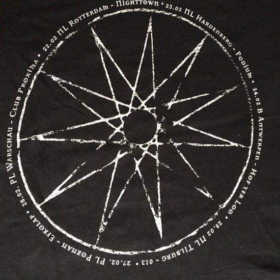 vintage fin des années 90 Therion Tour chemise - image 8