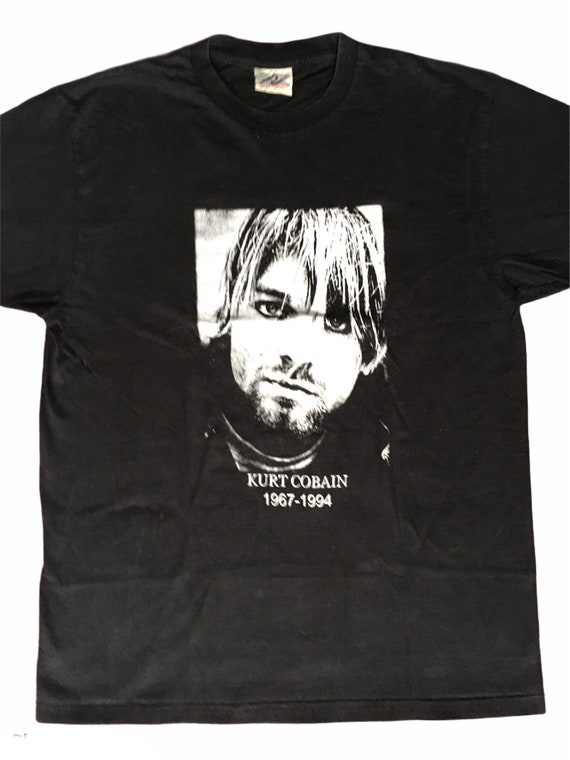 Vintage late 1990s Nirvana Shirt boot Kurt boot th