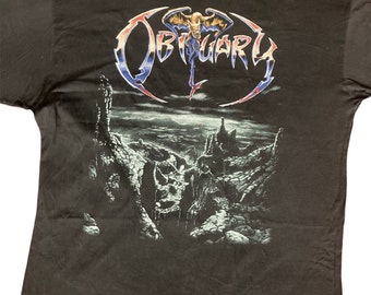 Vintage shirt obituary the end complete  shirt early 90s