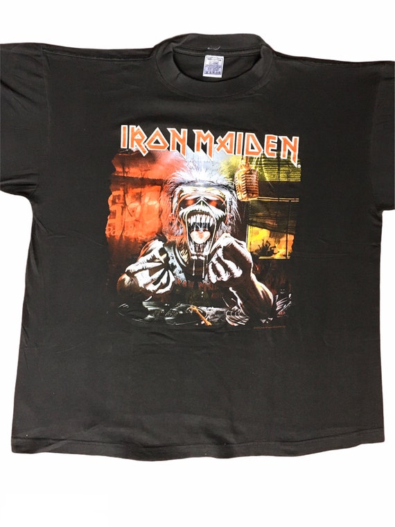 Vintage 90s Iron Maiden a Real Dead One Shirt - Etsy