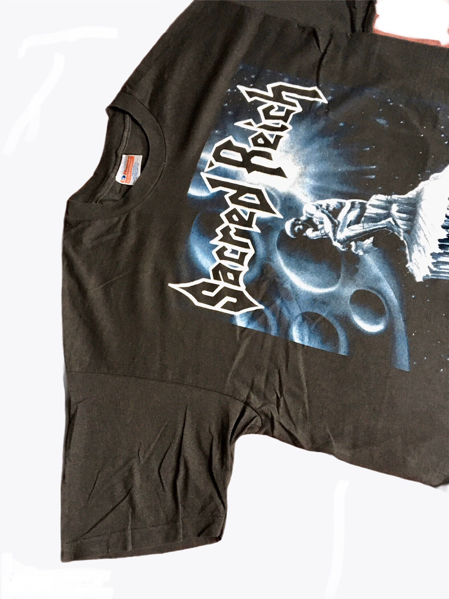 T-SHIRT VINTAGE SACRED REICH RARE ANNÉES 90 - TAILLE XL - NON PORTÉ - ÉTAT TRÈS BON