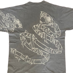 Vintage Metallica pushead snake 90s shirt wild oats image 8