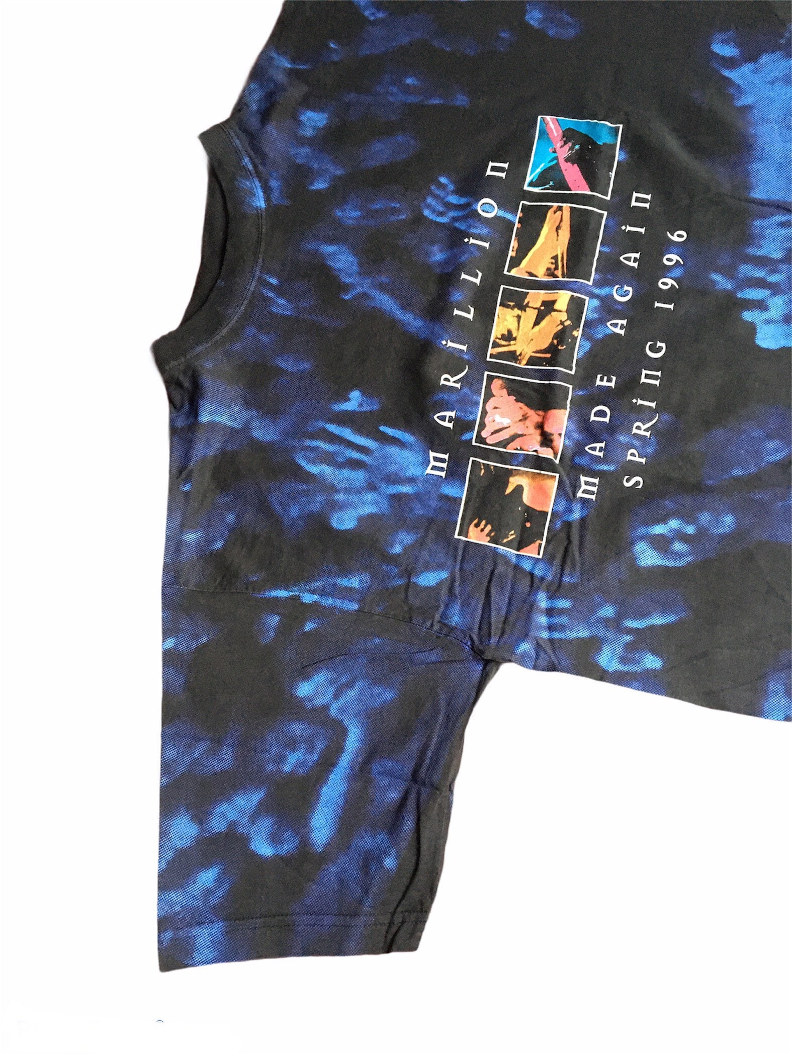Chemise Marillion Rare - Tournée 1983 - Couleur Script - État Comme Neuf