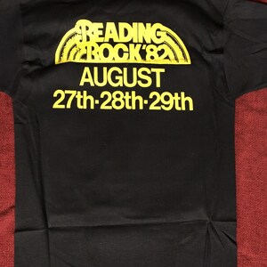 lecture rock festival chemise vintage années 80 Iron Maiden bild 6
