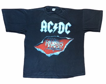 vintage du début des années 90 du fil du rasoir AC/DC