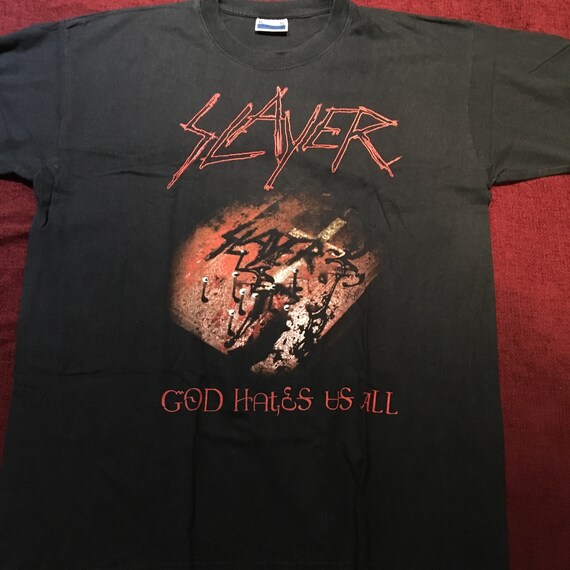slayer god hates us all shirt