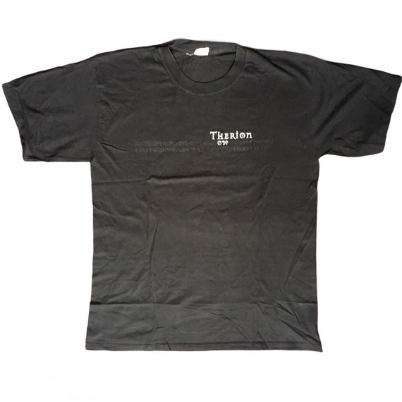 vintage fin des années 90 Therion Tour chemise - image 1