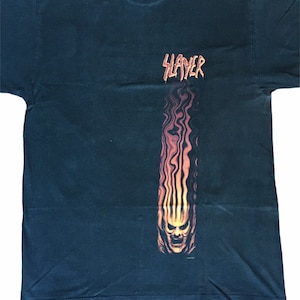 Slayer vintage rare chemise de tournée fin des années 90 diabolus en tournée