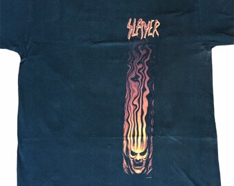Slayer vintage rare chemise de tournée fin des années 90 diabolus en tournée