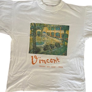 Vincent Van Gogh art painter vintage 90s shirt