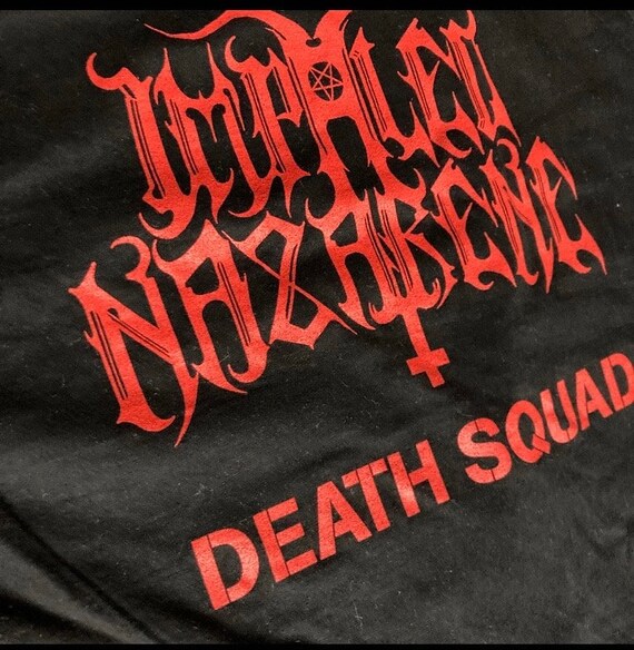 Impaled nazarene shirt death squad  early 00s all… - image 5