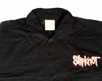 vintage années 90 Slipknot Chemise de travail raisin bleu