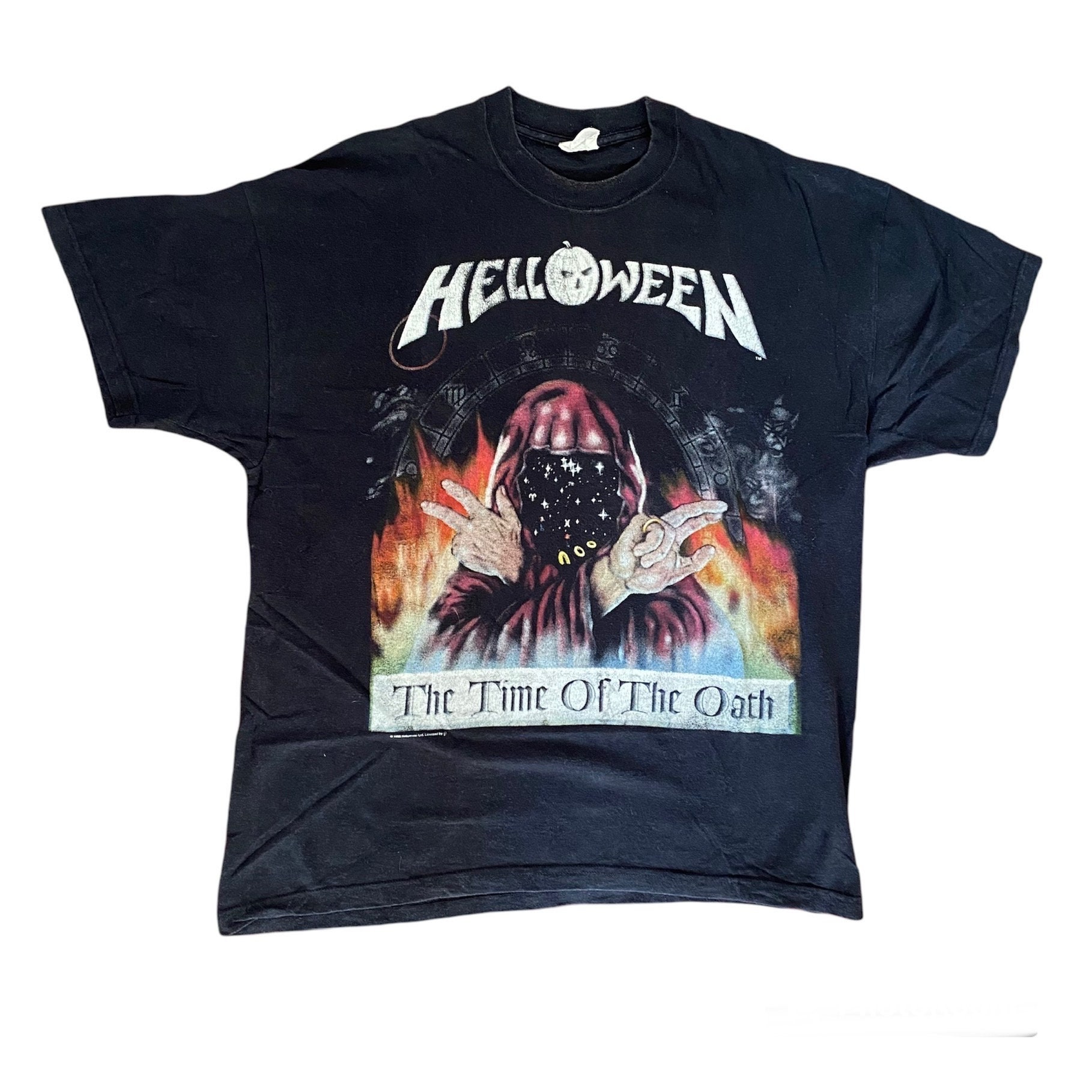 90s HELLOWEEN The Time Of The OATH Tシャツ Vintage Early 90s Helloween Time of the Oath Shirt - Etsy