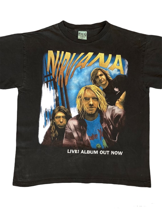Vintage Late 90s Live Nirvana Shirt - Etsy