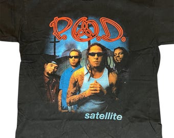 Chemise vintage P.O.D fin des années 90 satellite Payable on Death