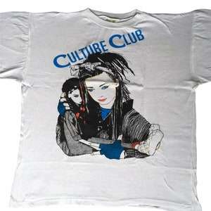 chemise garçon George culture club vintage des années 80