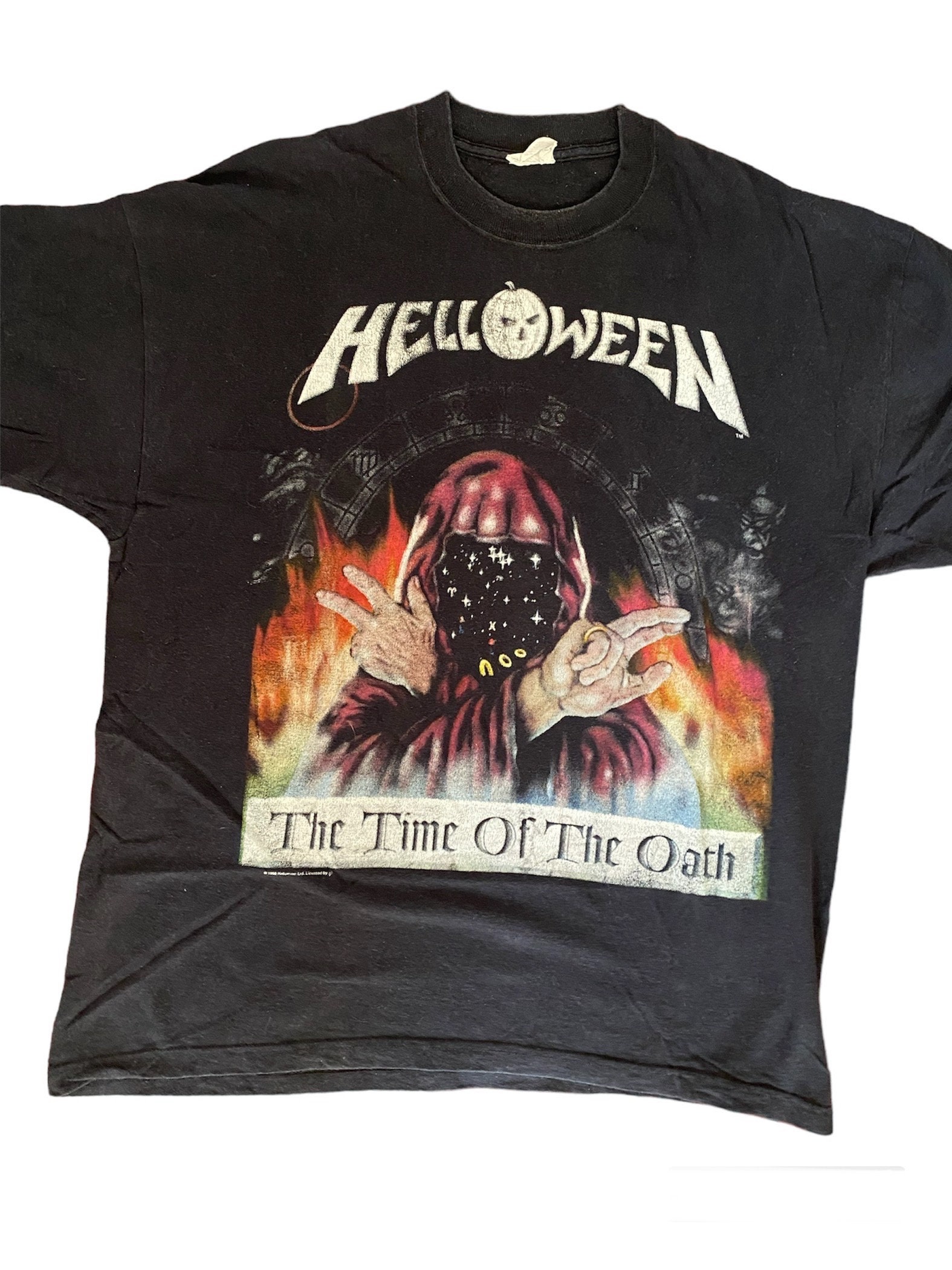 90s helloween バンドTシャツ　ヴィンテージ 90s vintage helloween band concert t shirt master ring world tour