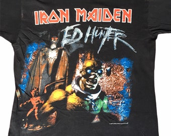 chemise de chasseur Iron Maiden ed vintage des années 1990