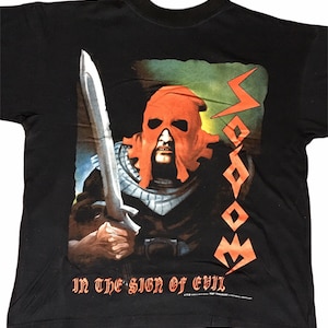 Sodom vintage repress edition 02 shirt in the sign of evil
