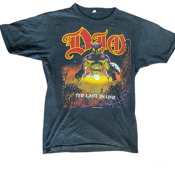 Chemise vintage Dio des années 80, la dernière de la collection