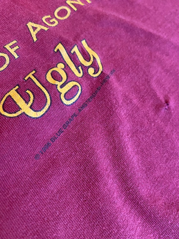 Vintage Life of Agony Shirt 90s Ugly burgundy - image 8