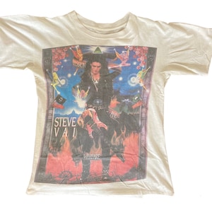 Vintage Steve Vai passie- en oorlogsvoeringshirt uit de vroege jaren 90