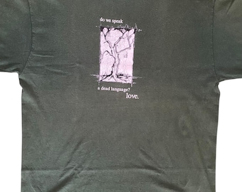 90s DOWNSET Tシャツ HARDCORE Downset Shirt Vintage Mid 90s Hardcore Dark Green No Embraces