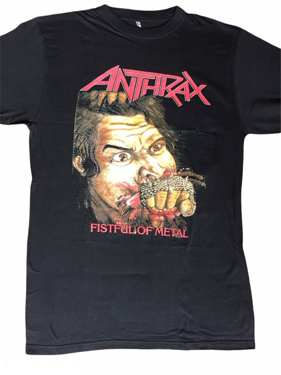 Vintage 90s Anthrax Shirt - Etsy