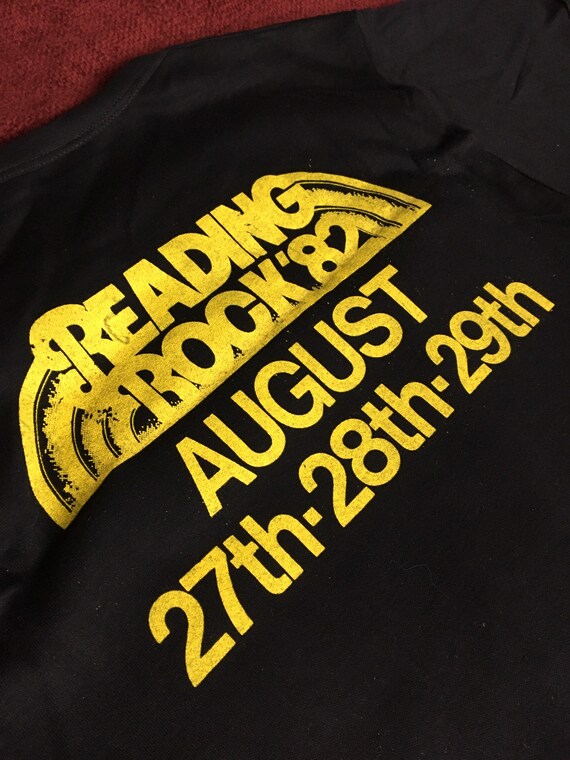 lecture rock festival chemise vintage années 80 Iron … - Gem