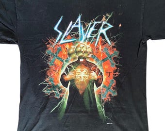 Slayer vintage early Y2K rare Priest shirt