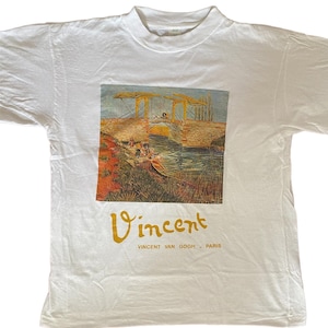 Vincent Van Gogh art painter vintage 90s shirt