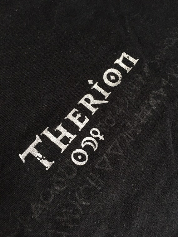 vintage fin des années 90 Therion Tour chemise - image 2
