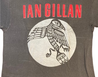 vintage ian Gillan chemise tournée des années 90 chemise nue tonnerre