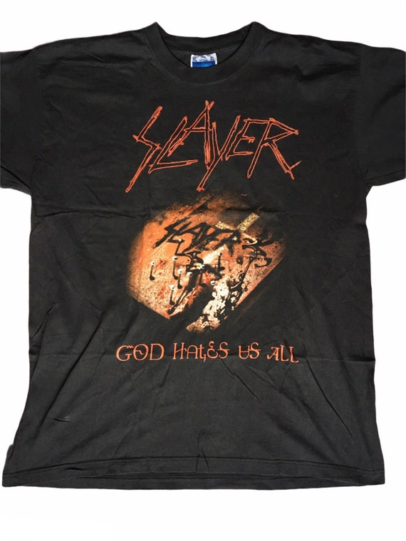 Slayer Vintage God Hates Us All Shirt 