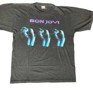 chemise vintage Bon Jovi tournée des années 90