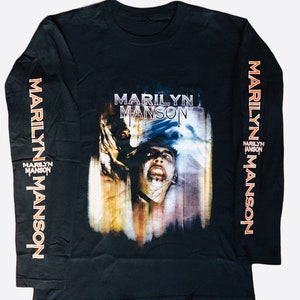 Vintage shirt Marilyn Manson 90s Longsleeves ghost