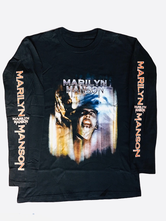 Vintage Shirt Marilyn Manson 90s Longsleeves Ghost - Etsy Vintage Shirt Marilyn Manson 90s Longsleeves Ghost - Etsy