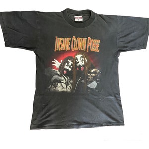 Vintage ICP Insane Clown Posse 2000 Black Cotton Crewneck T
