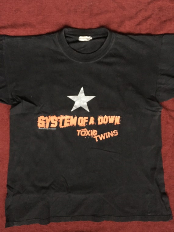vintage System of a Down early 00s shirt toxic twi