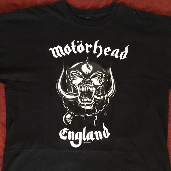 Motorhead england everything louder shirt early 00