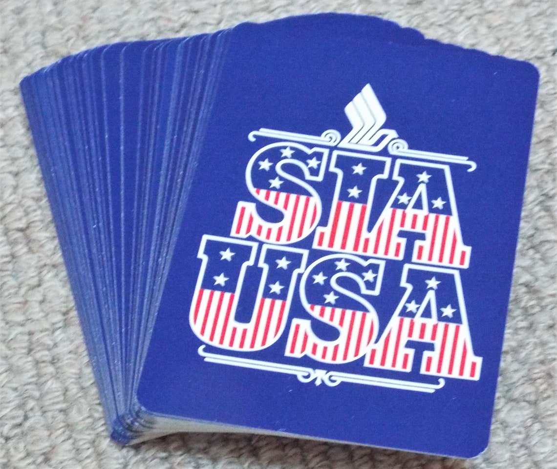 Singapore Airlines USA Pack of Advertising Playing Cards Etsy UK