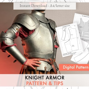 Knight Armor Pattern PDF – Medieval armor for Cosplay, LARP & Reenactment