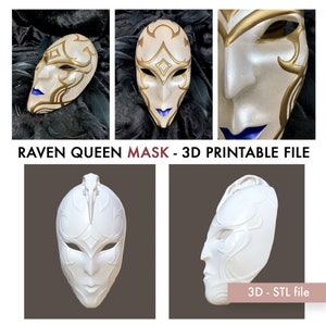 Matron of Ravens Mask - STL 3D printable file